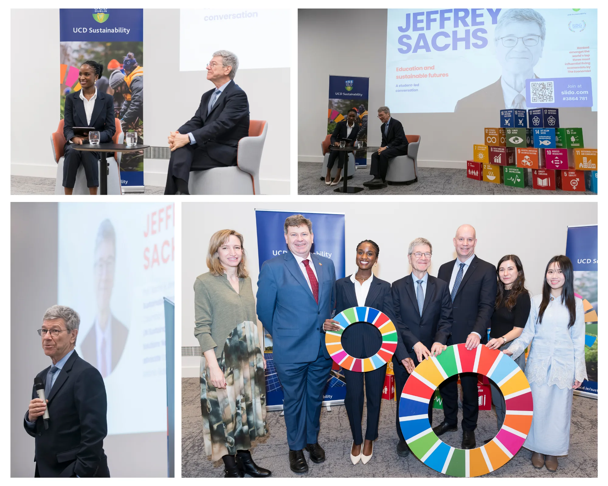 Jeffrey Sachs to UCD students: "There is no us versus them: we are all interconnected."